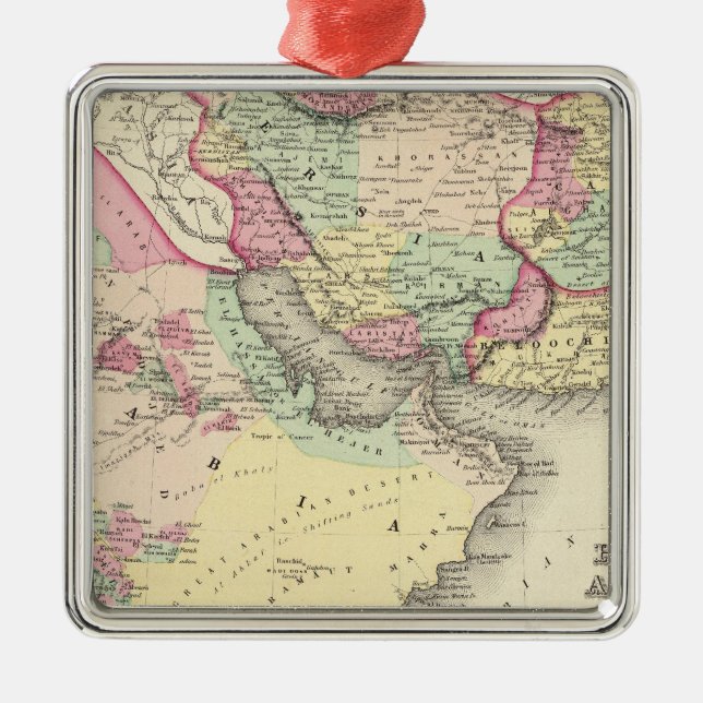 Adorno Metálico Persia Arabia (Frente)