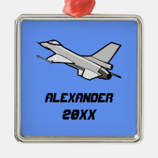 Adorno Metálico Personalizable F16 contra el diseño del Halcón