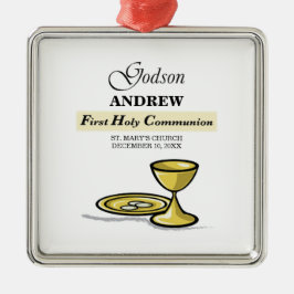 Adorno Metálico Personalizable, Godson First Community Chalice