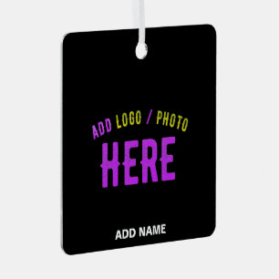 ADORNO METÁLICO PERSONALIZABLE MODERNO ESTILO NEGRO VERIFICADO MAR