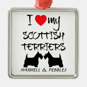 Adorno Metálico Personalizado Amo Mis Territorios Escoceses