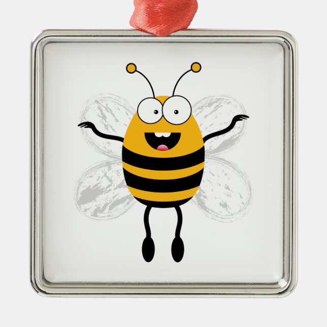Adorno Metálico Personalizado Bee (Frente)