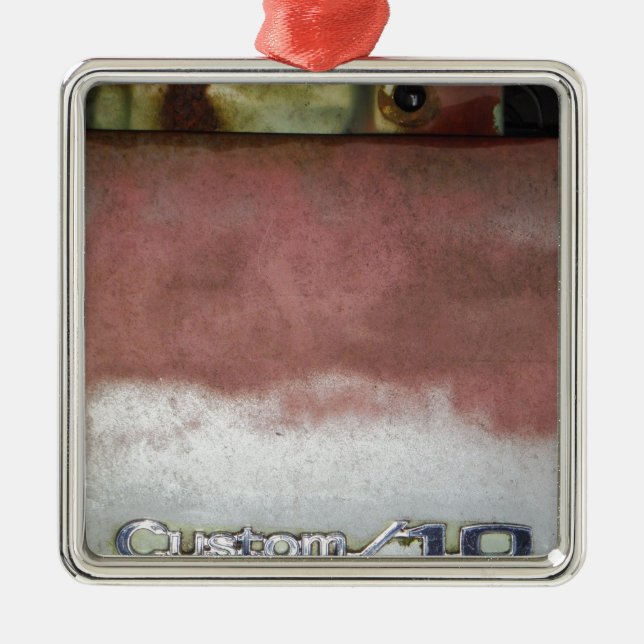 Adorno Metálico personalizado de lujo rosa y blanco (Frente)