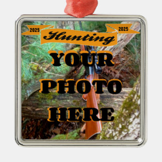 Adorno Metálico Personalizado de plantilla de fotografía de caza