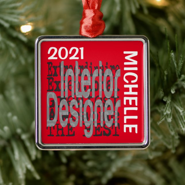 Adorno Metálico Personalizado Extraordinaria del Diseñador Interio (Árbol)