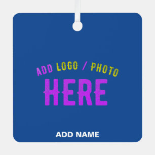 ADORNO METÁLICO PERSONALIZADO MODERNO ELEGANTE COBALT VERIFICADO A