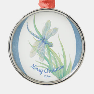 Adorno Metálico Personalizado Navidades de citas Dragonfly Waterco