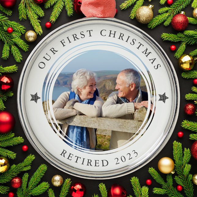 Adorno Metálico Personalizado nuestra primera foto de Navidad reti (Subido por el creador)