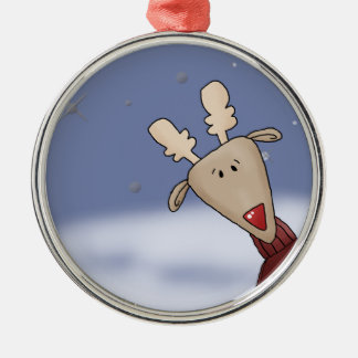 Adorno Metálico Personalizado Peeking Ornament