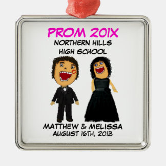 Adorno Metálico Personalizado Personalizado Prom Pareja