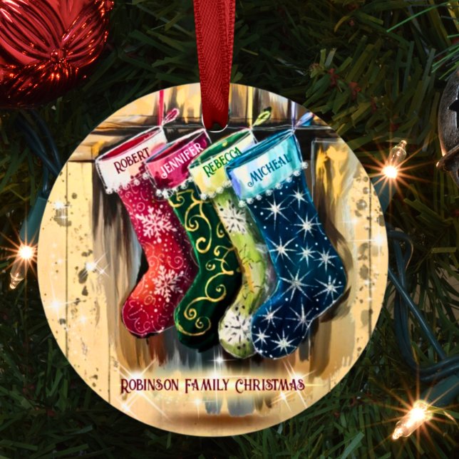 Adorno Metálico Personalizado Rústico Nombre familia Navidades de  (Subido por el creador)