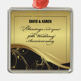 Adorno Metálico Personalizar, 50 aniversario Boda Religioso