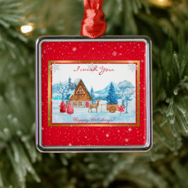 Adorno Metálico Personalizar de paisajes de vacaciones