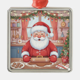 Adorno Metálico Personalized "Baking Spirits Bright" Christmas