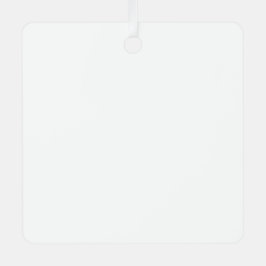 Adorno Metálico Personalized Metal Square Ornament – Square Shape