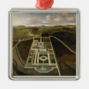 Adorno Metálico Perspectiva del sur del Hampton Court,