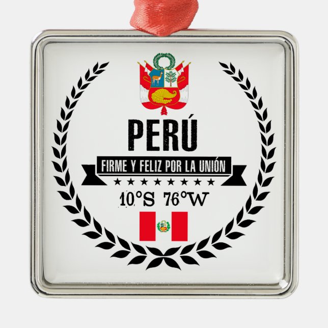 Adorno Metálico Perú (Frente)