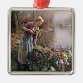 Adorno Metálico Pesca de Chicas franceses en Bretaña