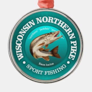 Adorno Metálico Pesca de coca Wisconsin