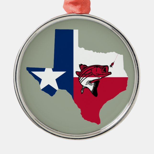 Adorno Metálico Pesca de Texas (Frente)