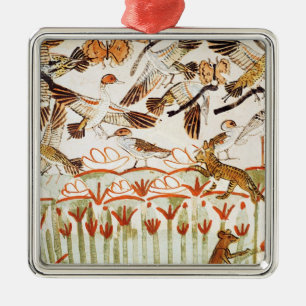 Adorno Metálico Pesca y fowling en los pantanos