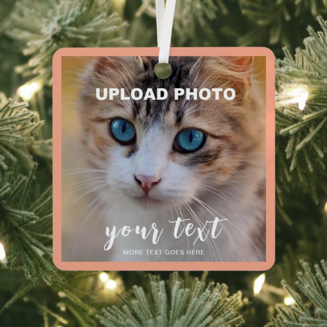 Adorno Metálico Pet Memorial Front And Back Double Sided Print (in situ)