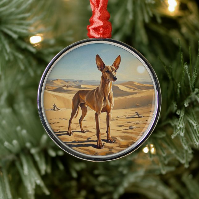 Adorno Metálico Pharaoh Hound (Árbol)