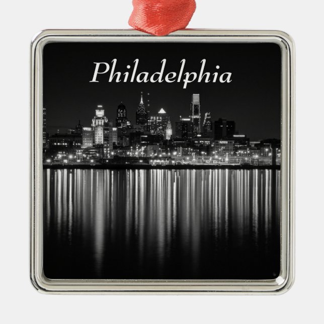 Adorno Metálico Philly night b/w (Frente)