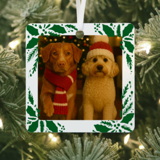 Adorno Metálico Photo and Custom Text Personalized Holly