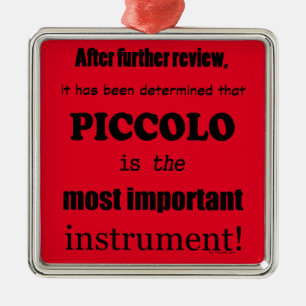 Adorno Metálico Piccolo Instrumento más importante