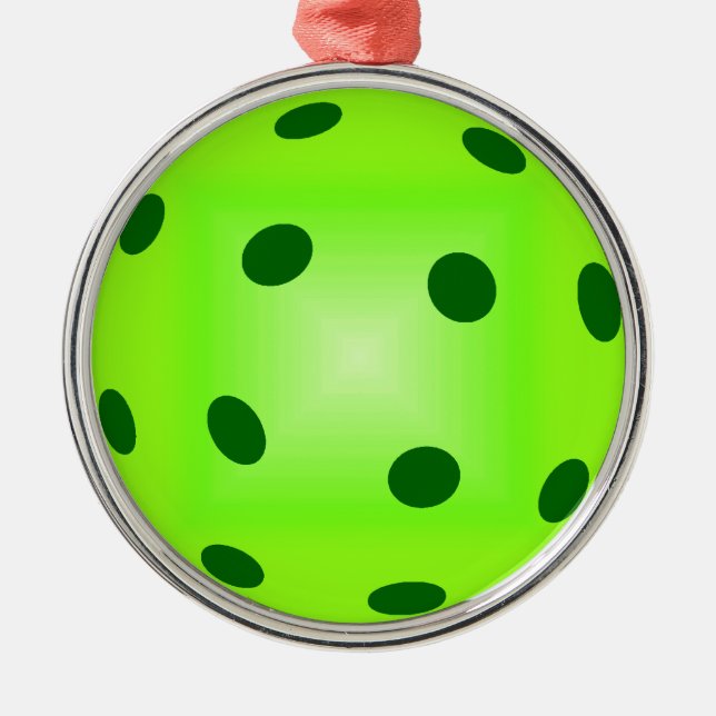 Adorno Metálico Pickleball verde de Guay (Frente)