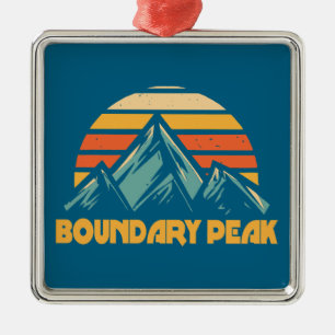 Adorno Metálico Pico Boundary Nevada Retro Turquesa