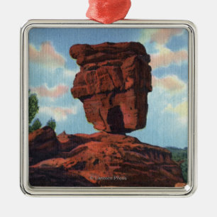 Adorno Metálico Pico de los lucios, Colorado - roca equilibrada
