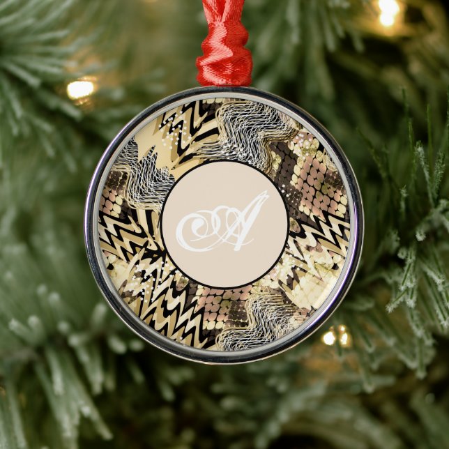 Adorno Metálico piel de leopardo, serpiente (Árbol)