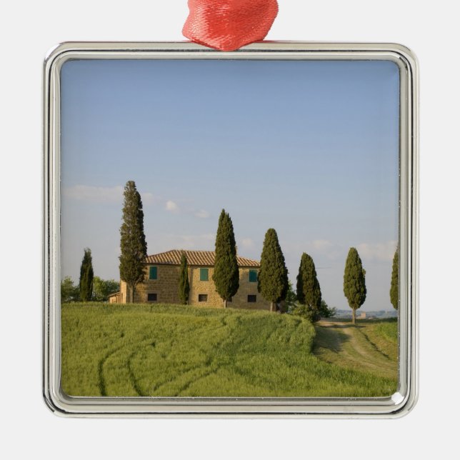 Adorno Metálico Pienza, Val d'Orcia, provincia de Siena, Toscana, (Frente)