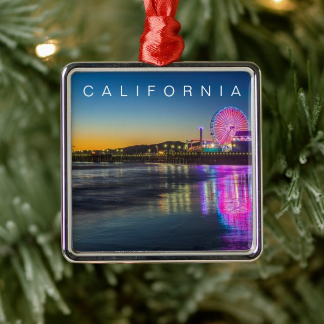 Adorno Metálico Pier de Santa Mónica | Los Ángeles, California (Árbol)