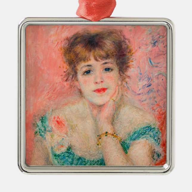 Adorno Metálico Pierre-Auguste Renoir - Actriz Jeanne Samary (Frente)