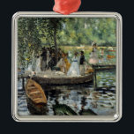 Adorno Metálico Pierre-Auguste Renoir - La Grenouillere<br><div class="desc">La Grenouillere - Pierre-Auguste Renoir,  Oil on Canvas,  1869</div>