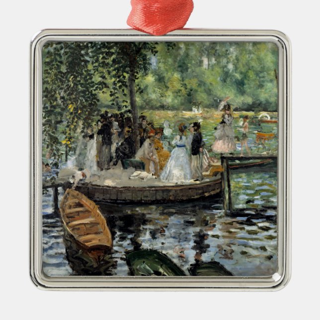 Adorno Metálico Pierre-Auguste Renoir - La Grenouillere (Frente)