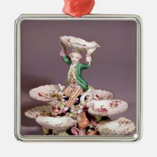 Adorno Metálico Pieza central de la tabla de Derby, 1760-65