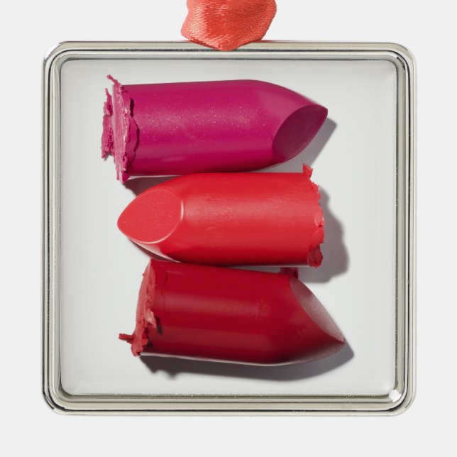 Adorno Metálico Pila de lápiz labial quebrado (Frente)