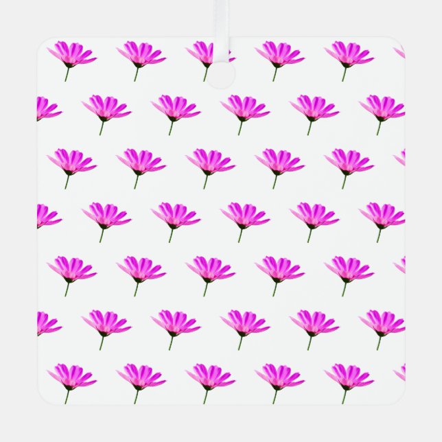 Adorno Metálico Pink Daisy (Anverso)