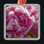 Adorno Metálico Pink Peony | cottage farmhouse floral garden<br><div class="desc">Romantic, elegant, graceful,  classic pink peony garden - floral photo by H Cooper</div>