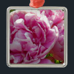 Adorno Metálico Pink Peony | cottage farmhouse floral garden<br><div class="desc">Romantic, elegant, graceful,  classic pink peony garden - floral photo by H Cooper</div>