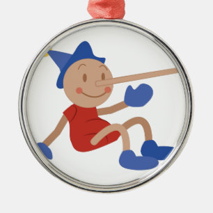 Adorno Metálico Pinocchio