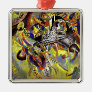 Adorno Metálico Pintura abstracta de la fiebre por Kandinsky