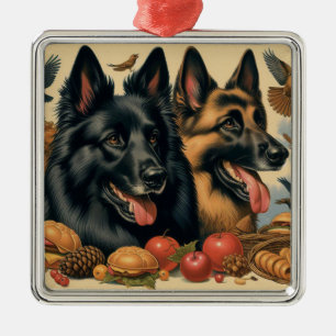 Adorno Metálico Pintura belga vintage de Tervuren