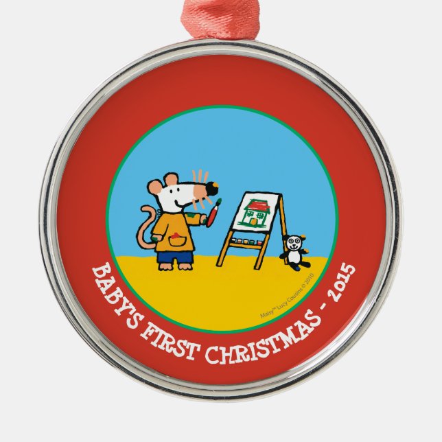 Adorno Metálico ¡Pintura con Maisy! (Frente)