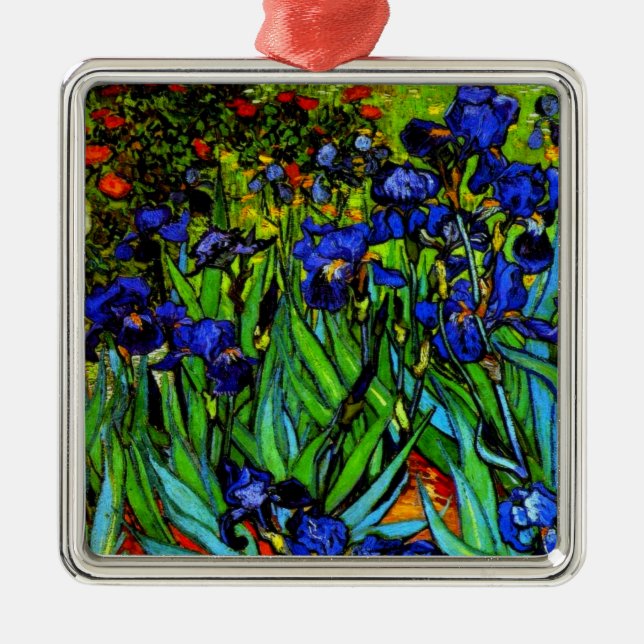 Adorno Metálico Pintura de Van Gogh, irlandeses, (Frente)