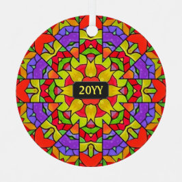 Adorno Metálico Pintura de vidrio manchado de la Iglesia moderna c